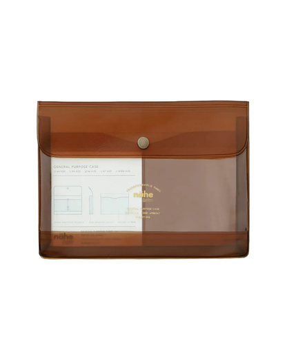Nähe General Purpose Case A6 – pochette Hightide Marron Transparent