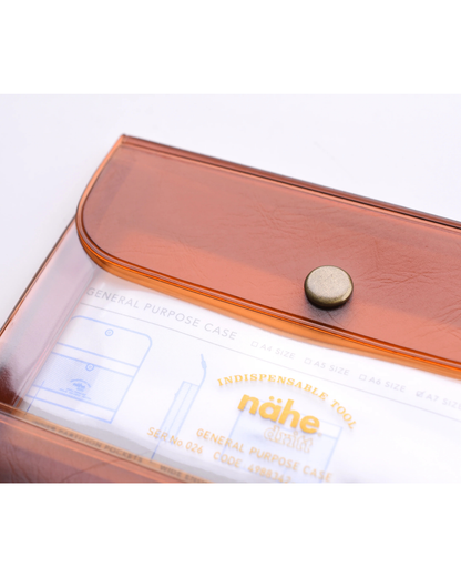 Nähe General Purpose Case A6 – pochette Hightide Marron Transparent