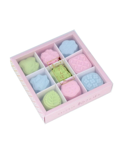 Set de 9 Tampons Wasanbon Motifs Japonais – Sun-Star