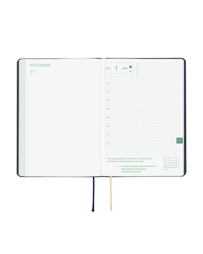 Hobonichi Techo HON A5 Planner – Navy Slash 2027