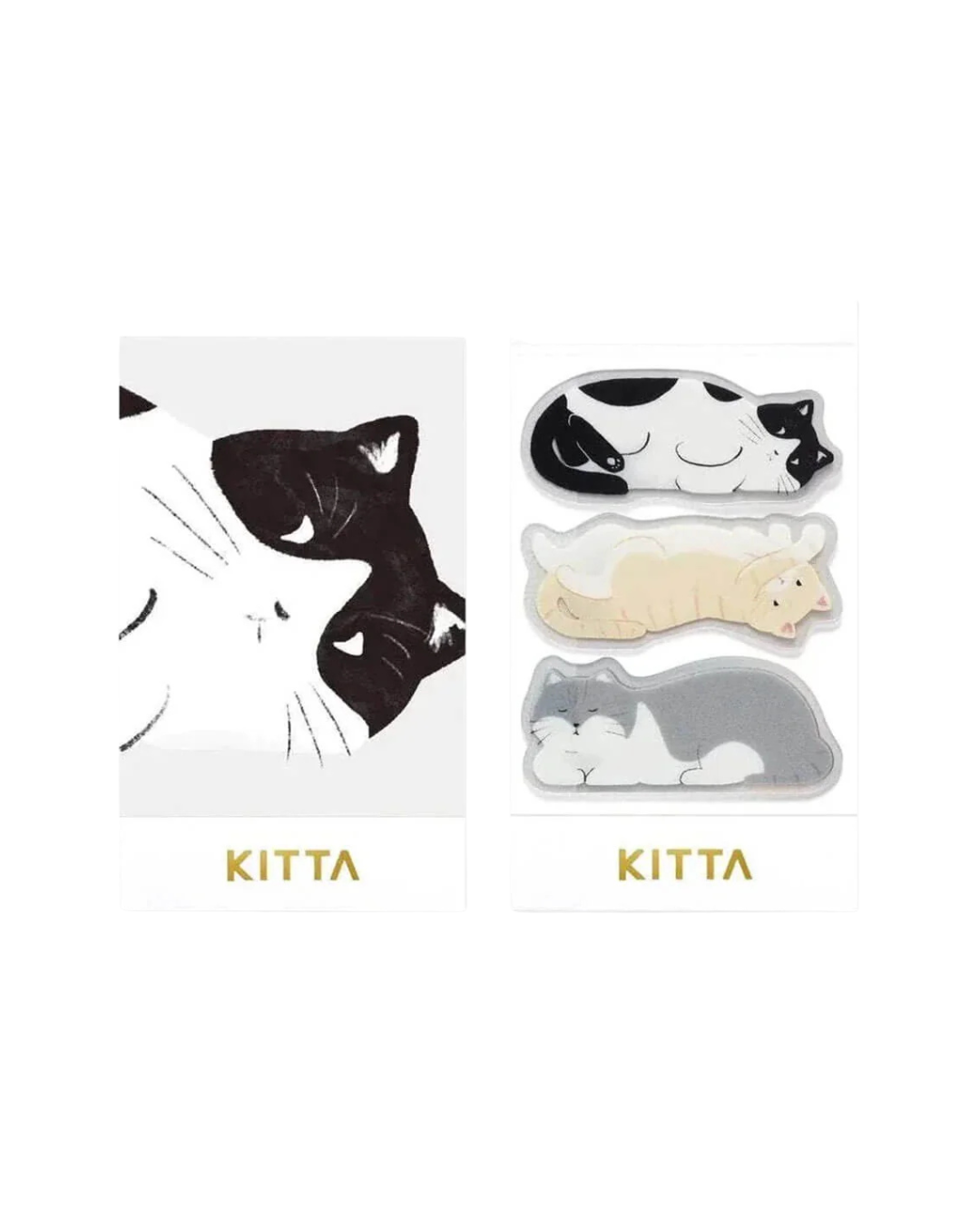 Clear Cat Sticker Booklet - KITTA