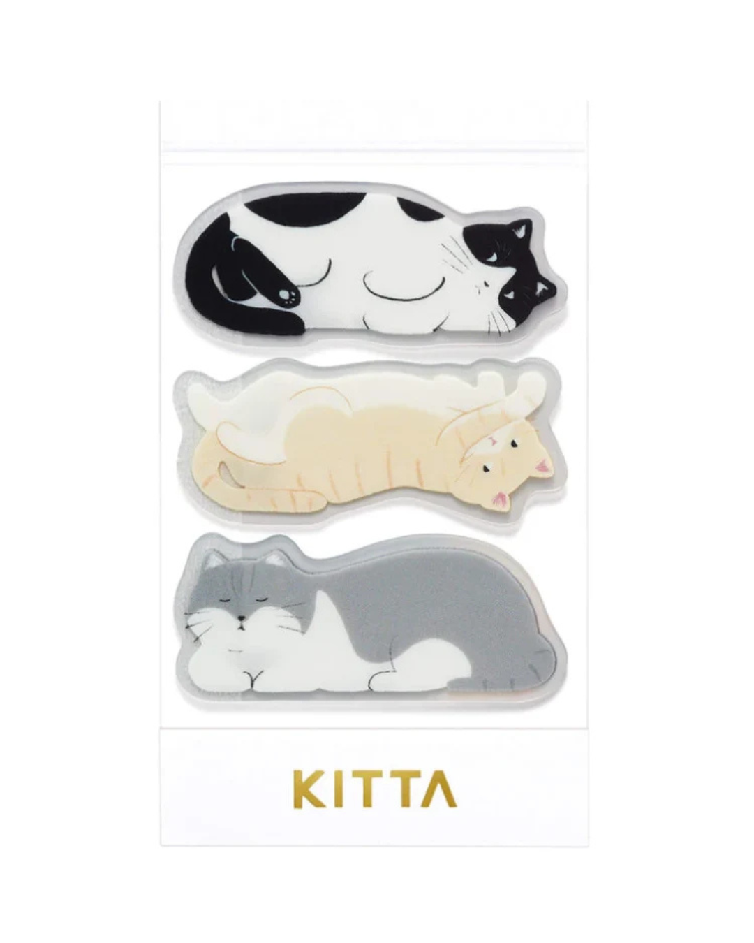 Clear Cat Sticker Booklet - KITTA