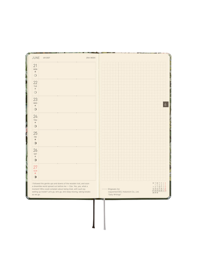 Agenda Hobonichi Techo Weeks – V&A Leicester 2027