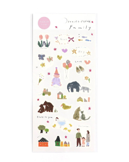 Miki Tamura Family Stickers