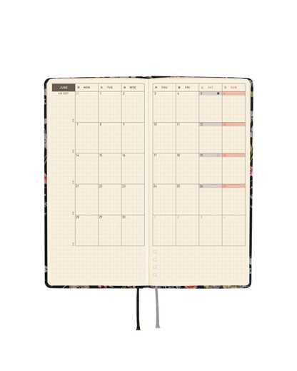 Agenda Hobonichi Techo Weeks – Liberty Fabrics - Floral Remedy 2027