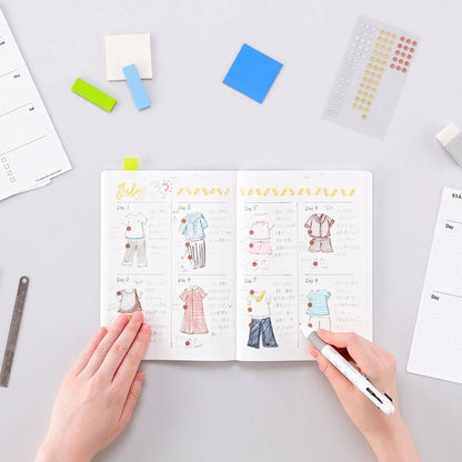1/2 Year Notebook – A5 – Dotted – Blue – Stalogy