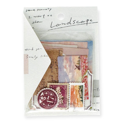 Landscape Stickers Flakes Crépuscule