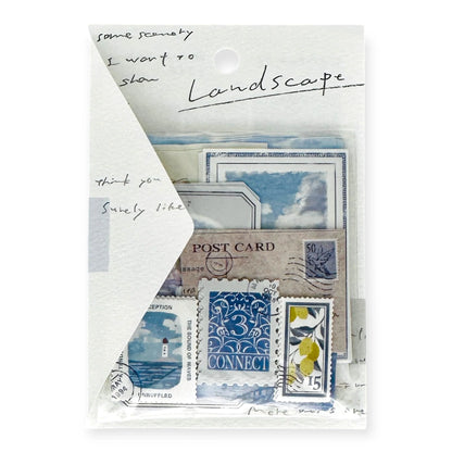 Landscape Stickers Flakes Bord de mer