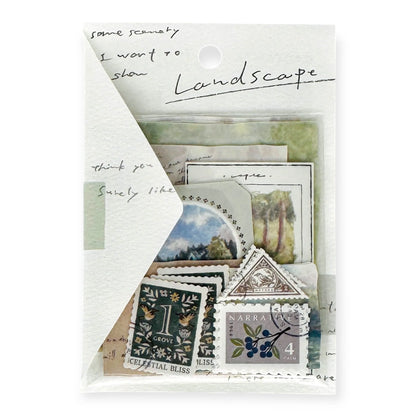 Landscape Stickers Flakes Nature