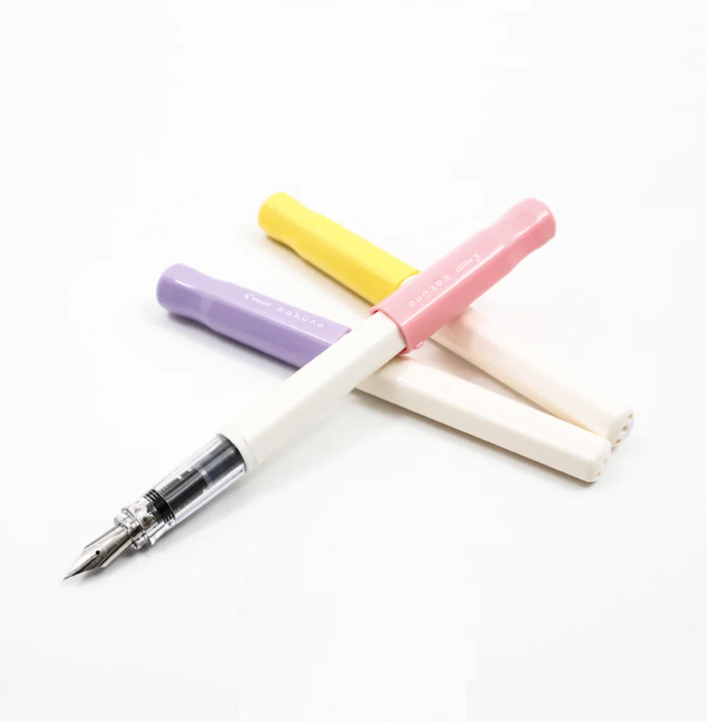 Kaküno Pilot Yellow Fountain Pen Medium Tip