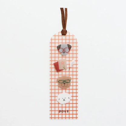Marque-page transparent Book and Dog Hontowatashi Furukawa Paper