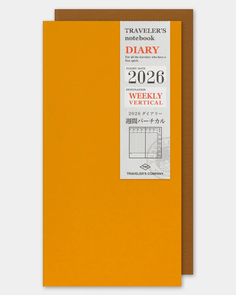 Agenda Semainier 2026 Regular Traveler's Notebook Company