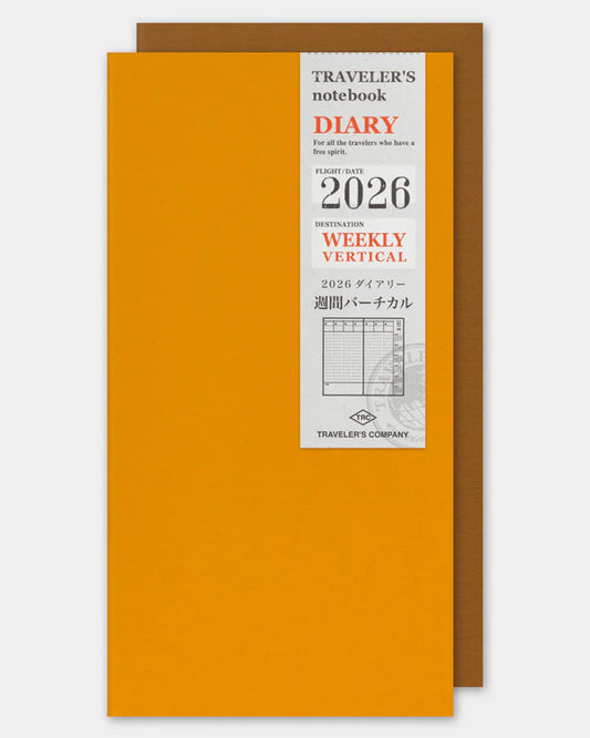 Agenda Semainier 2026 Regular Traveler's Notebook Company