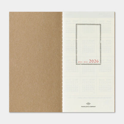 Agenda Semainier 2026 Regular Traveler's Notebook Company