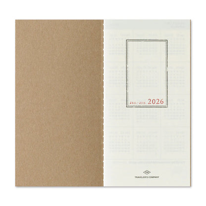 2026 Weekly Planner with Notes - Regular Traveler's Notebook Company