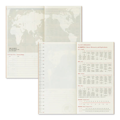 Agenda Mensuel 2026 Regular Traveler's Company Notebook