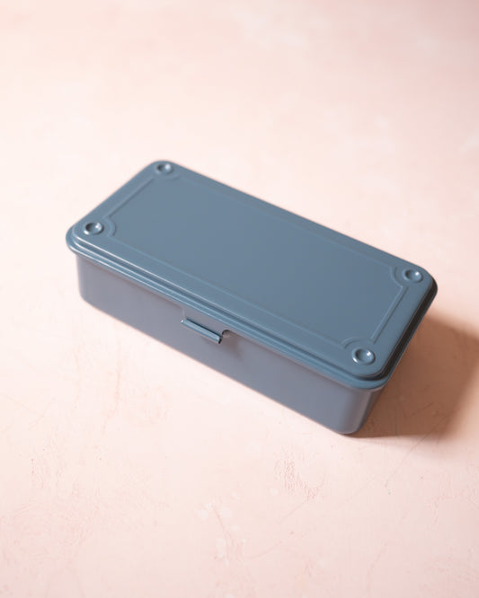 Tool Box T190 Blue Grey Toyo Steel Storage Box