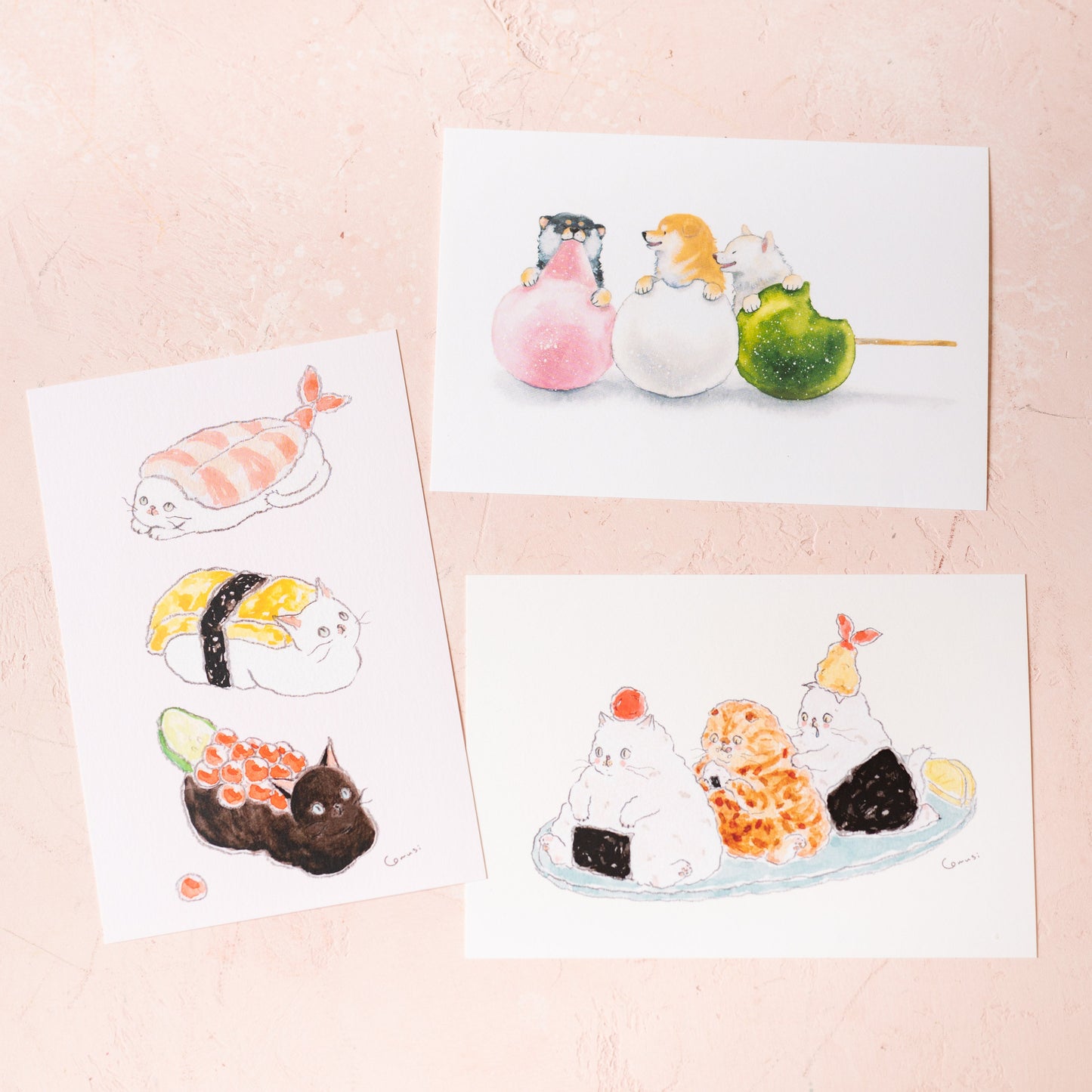 Shiba and Hanami Dango Card