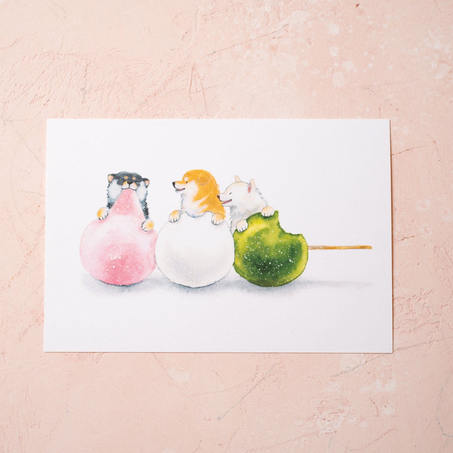 Shiba and Hanami Dango Card
