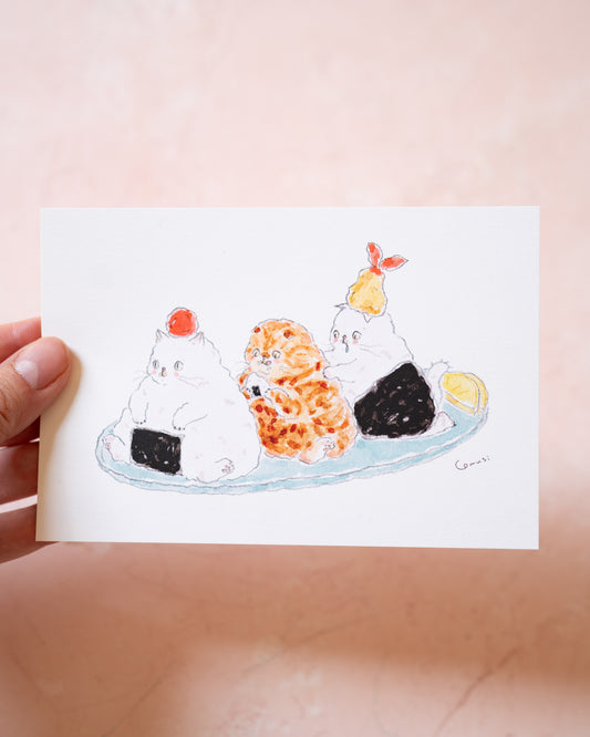 Carte Chats Onigiri Tokoro Komugi