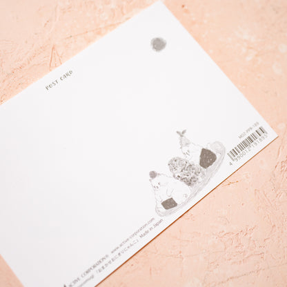 Onigiri Tokoro Komugi Cats Card