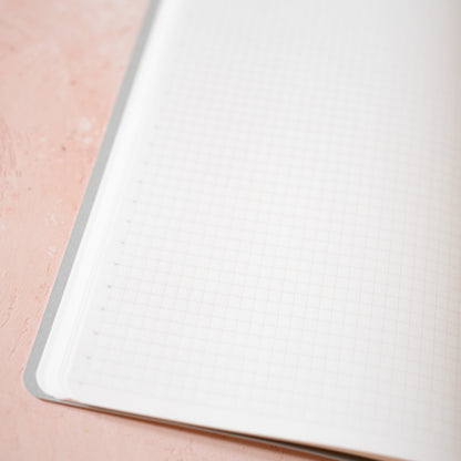 1/2 Year Notebook – A5 – Graph – Limited Edition Aurora White – Stalogy