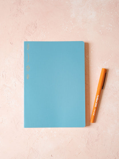 1/2 Year Notebook – A5 – Dotted – Blue – Stalogy