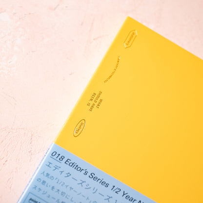 1/2 Year Notebook – A5 – Dotted – Yellow – Stalogy