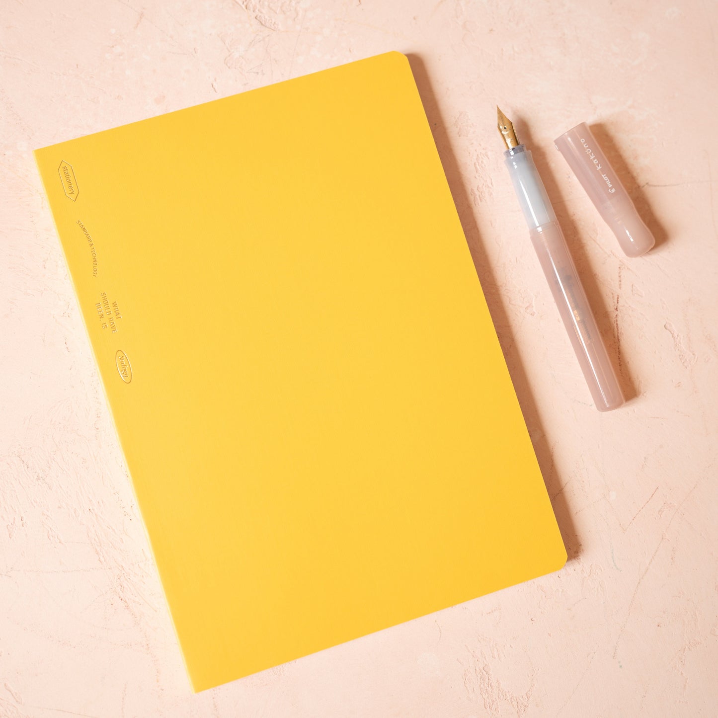 1/2 Year Notebook – A5 – Dotted – Yellow – Stalogy