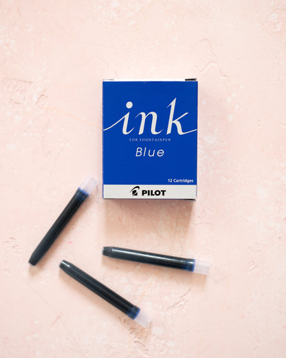 Encre Cartridge pour Stylo Plume PILOT (4 couleurs au choix)