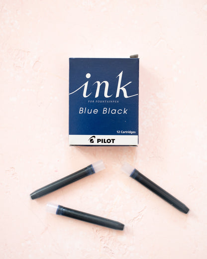 Encre Cartridge pour Stylo Plume PILOT (4 couleurs au choix)