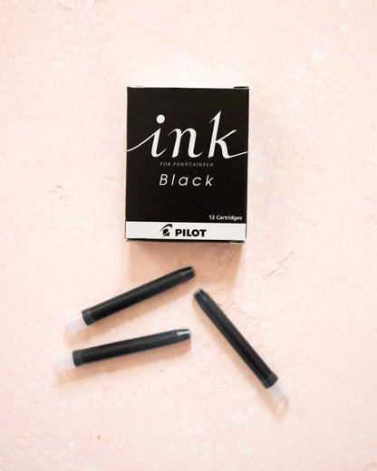 Encre Cartridge pour Stylo Plume PILOT (4 couleurs au choix)