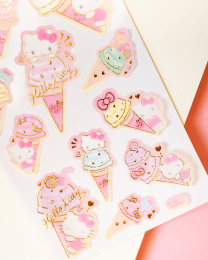 Stickers Hello Kitty Ice Cream Party