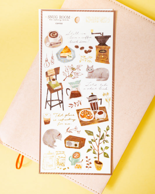 Stickers Chats et Café Snug Room