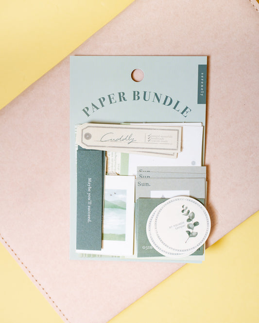 Stickers Paper Bundle Green Mindwave