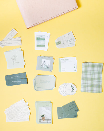 Stickers Paper Bundle Green Mindwave