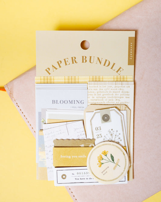 Stickers Paper Bundle Yellow Mindwave