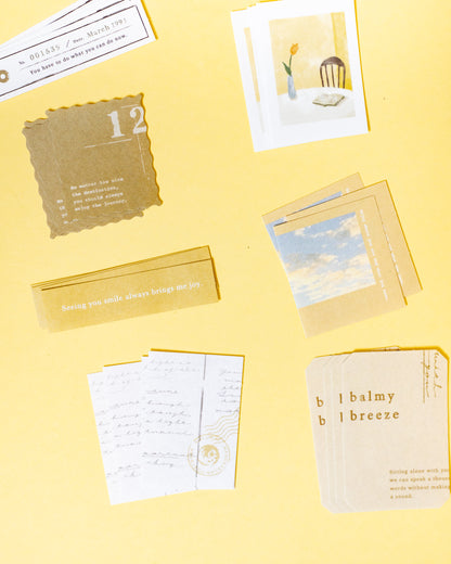 Stickers Paper Bundle Yellow Mindwave