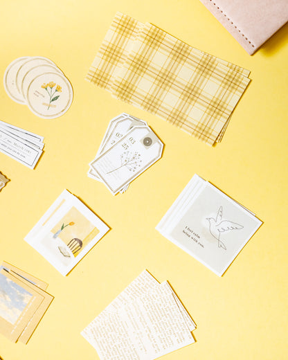 Stickers Paper Bundle Yellow Mindwave