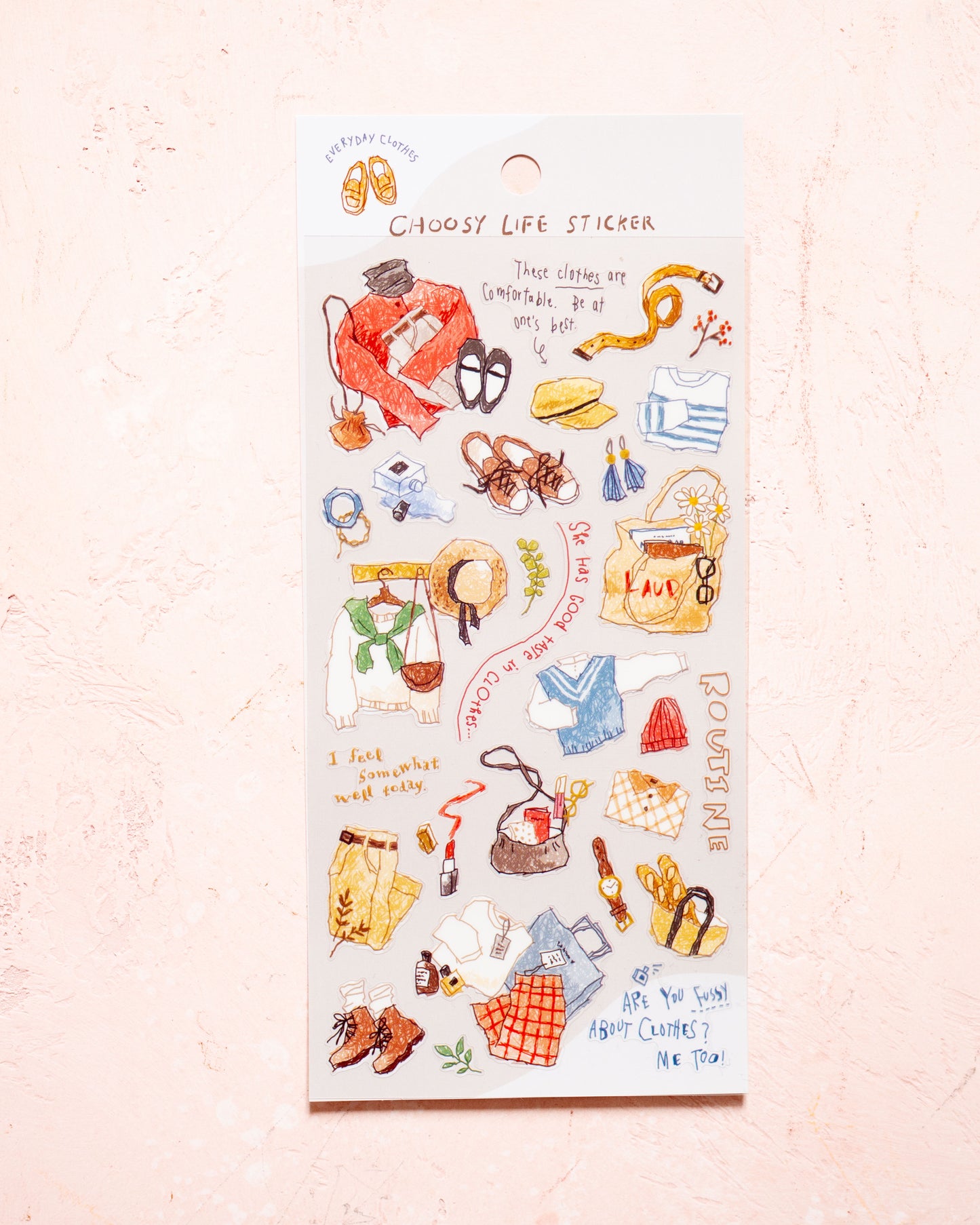 Choosy Life Everyday Clothes Mindwave Stickers