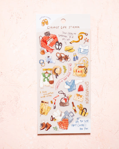 Choosy Life Everyday Clothes Mindwave Stickers