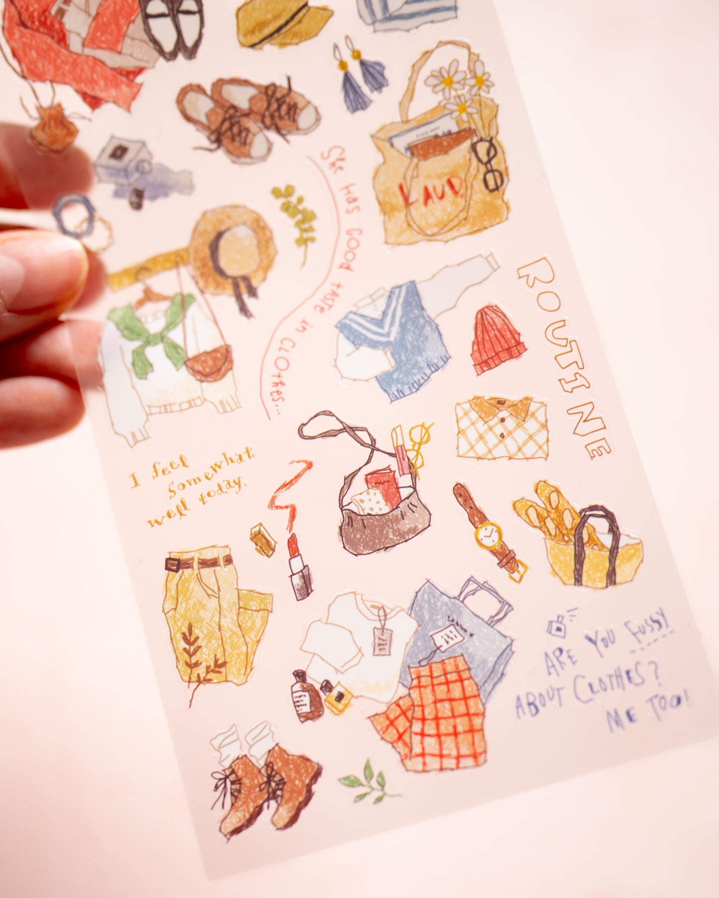 Choosy Life Everyday Clothes Mindwave Stickers