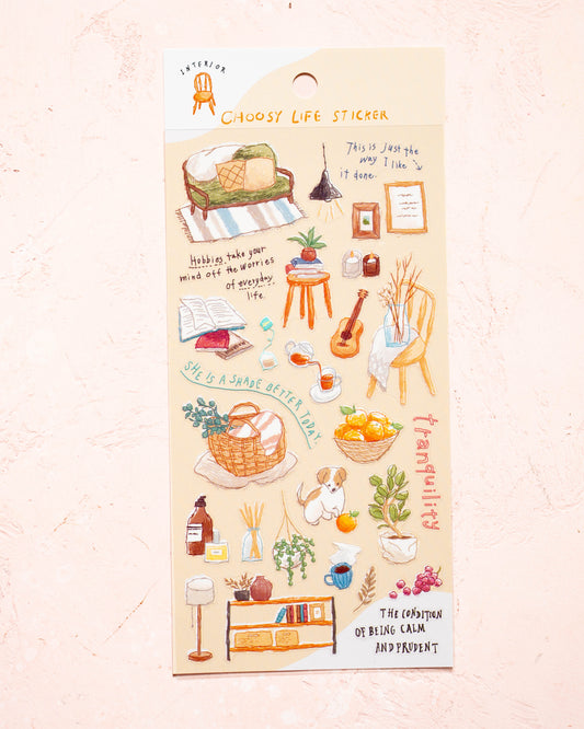 Stickers Choosy Life Interior Mindwave