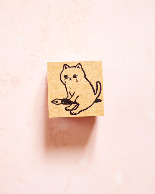 Tampon Tomikohan Fountain Pen Cat
