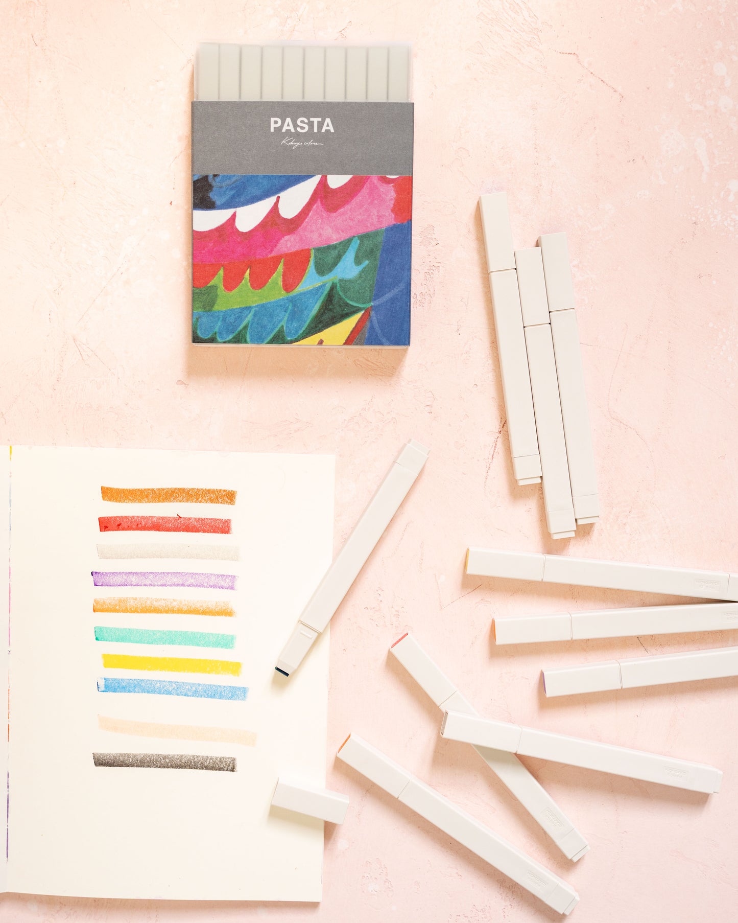 Box of 10 Pastel Markers Pasta Kokuyo