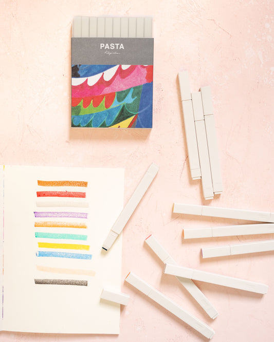 Coffret de 10 Pastel Markers Pasta Kokuyo