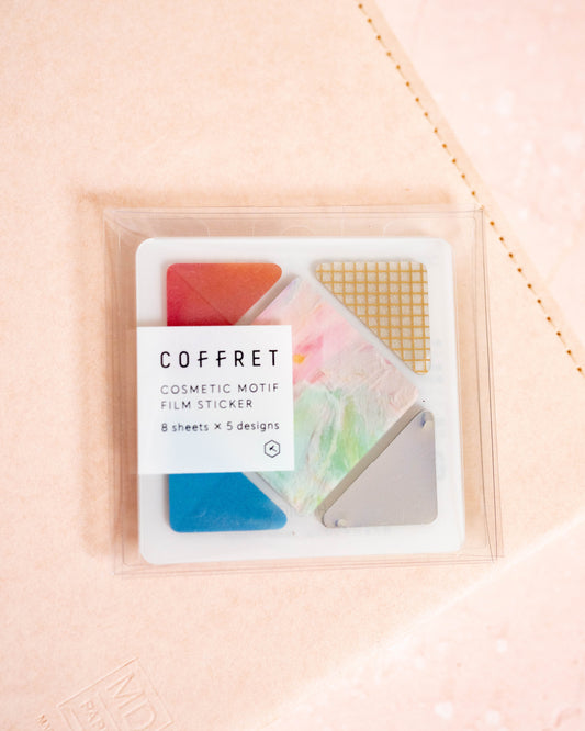 Pink Float King Jim Stickers Film Box