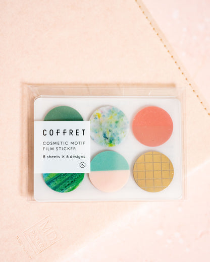 Coffret Film Stickers Circle Forest Green  King Jim