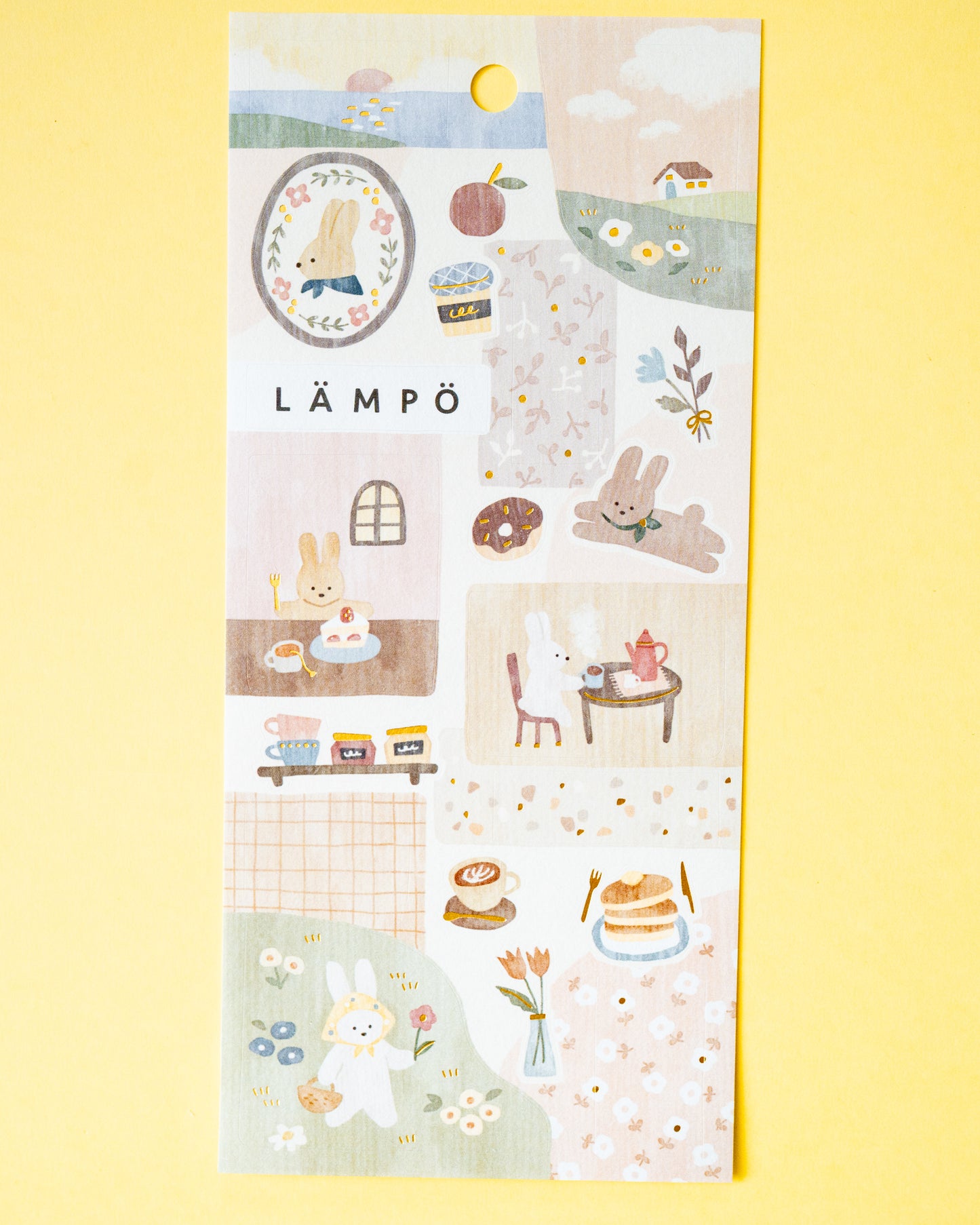 Stickers LÄmpö Lapin au Crépuscule