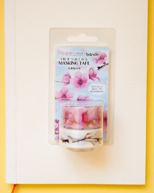 Kawazu Cherry Blossom Washi Tape Stickers (2 rolls)